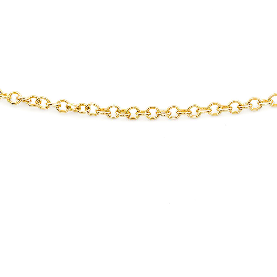 9ct gold 18 inch trace Chain